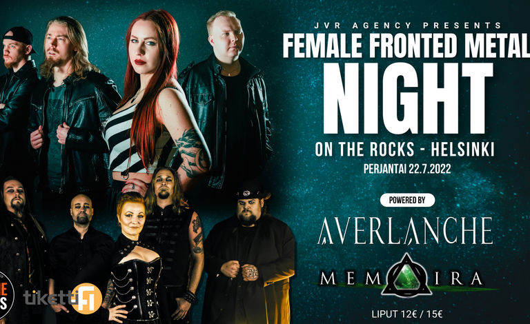 Female Fronted Metal Night: Memoira, Averlanche, Dorothy Polonium Liput