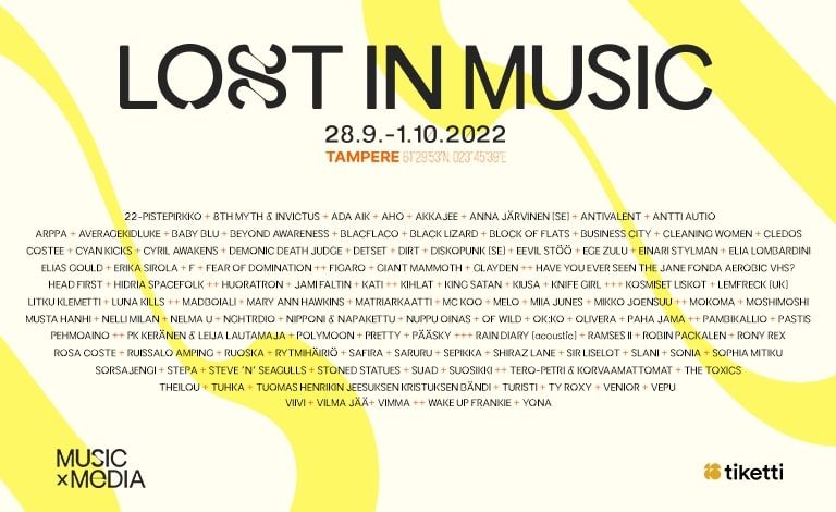 Lost In Music Festival 2022 Biljetter