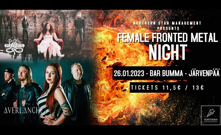 Female Fronted Metal Night - Bumma Bar Tickets