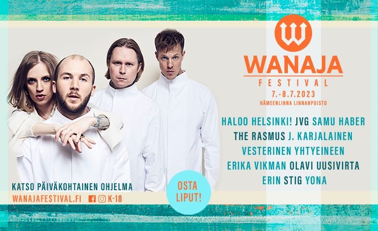 Wanaja Festival 2023 | Osta lippu helposti | Tiketti