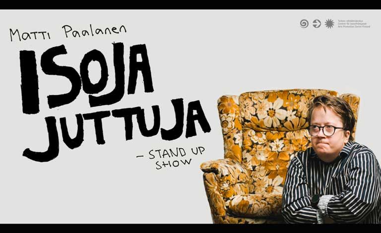 Matti Paalanen - ISOJA JUTTUJA stand up-show Liput