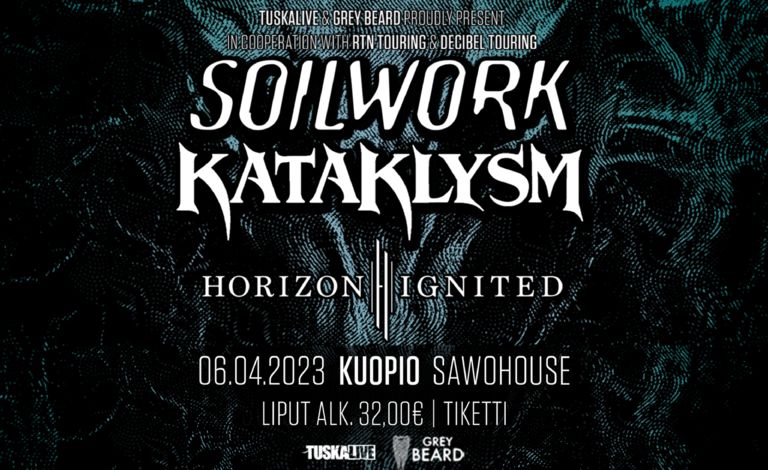 Sawohouse Underground: Soilwork, Kataklysm, Horizon Ignited Liput