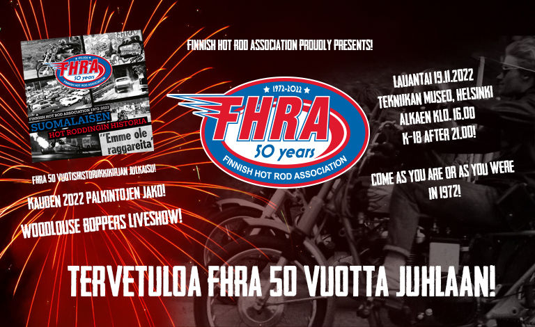 FHRA 50 vuotta Liput