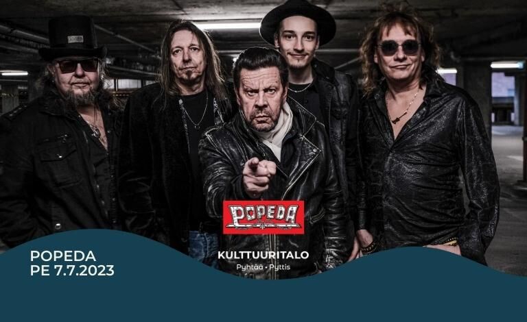Pyhtään Kulttuuritalon kesäkonsertit: Popeda Liput