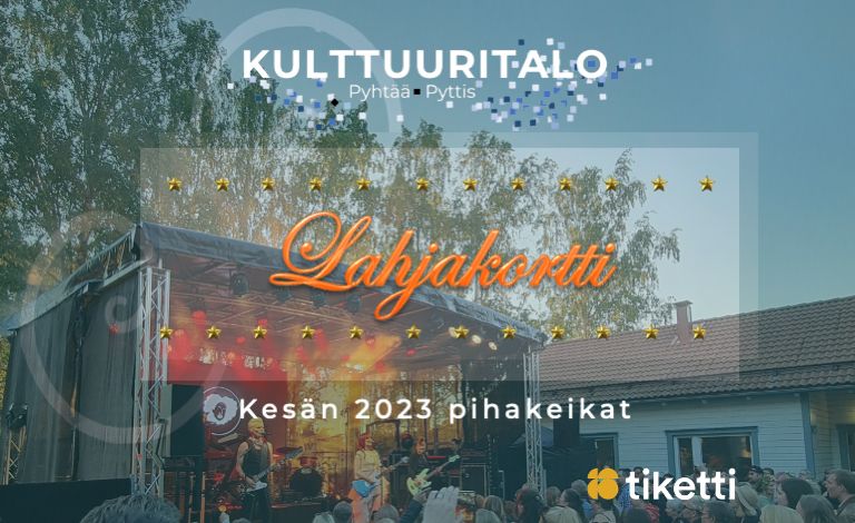 Pyhtään Kulttuuritalo: lahjakortti Liput