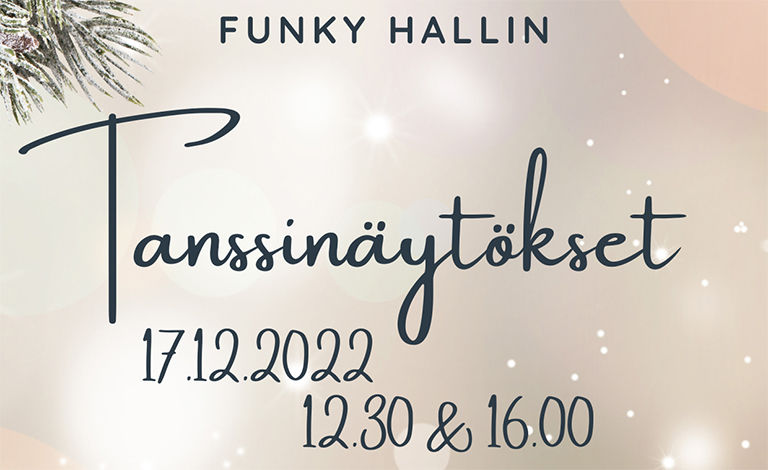 Funky Hallin joulunäytös 2022 klo 16.00 Liput