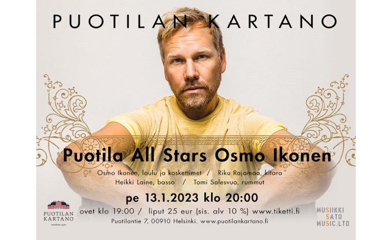 Puotila All Stars Osmo Ikonen Liput