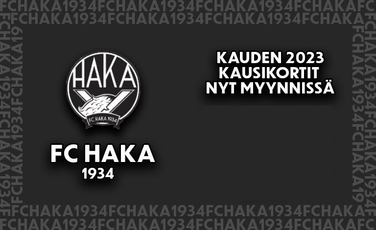 FC Haka kausikortti 2023 Liput