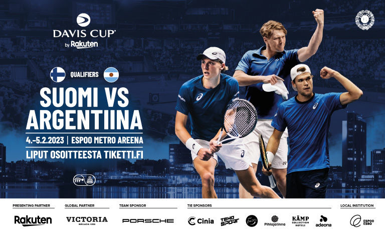 Tenniksen Davis Cup by Rakuten, Suomi - Argentiina Liput