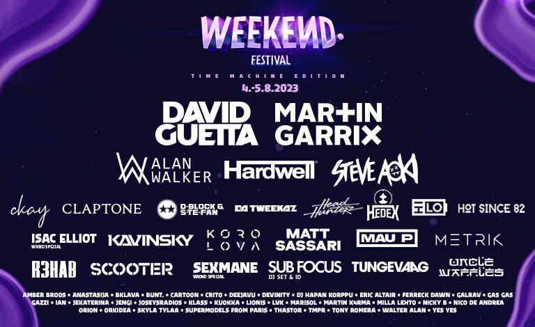 Weekend Festival 2023 Liput