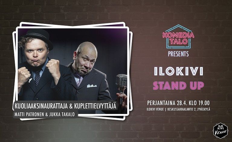 Kuoliaaksinaurattaja & Kuplettielvyttäjä (Matti Patronen & Jukka Takalo) Tickets