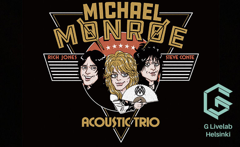 Michael Monroe acoustic trio Liput