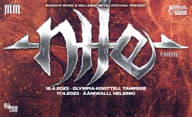 Hellsinki Metal Festival Presents: NILE + guests Tampereen Olympiassa