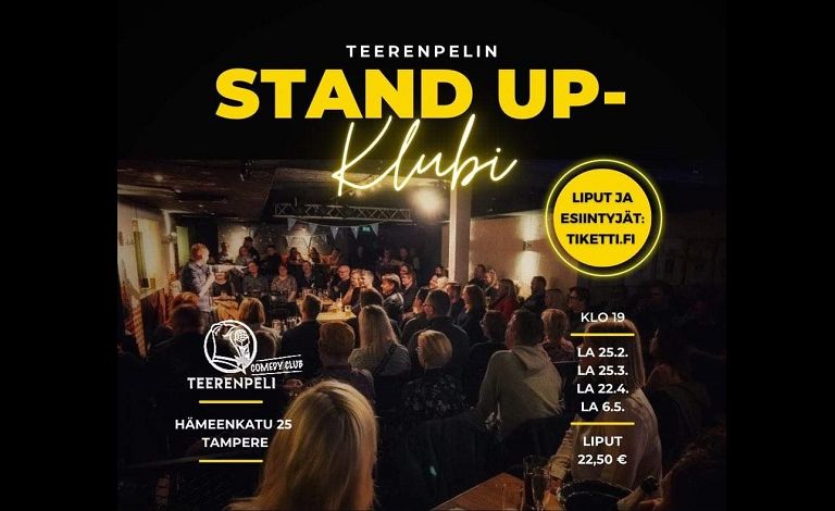 Teerenpelin STAND UP -klubi Biljetter