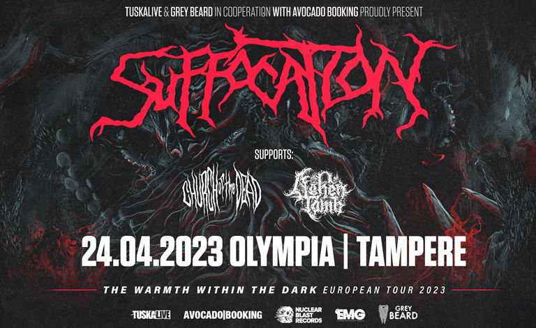 Suffocation, Church Of The Dead, Ashen Tomb Biljetter