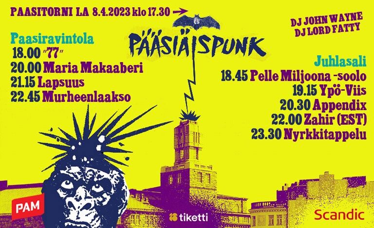 Pääsiäispunk Liput