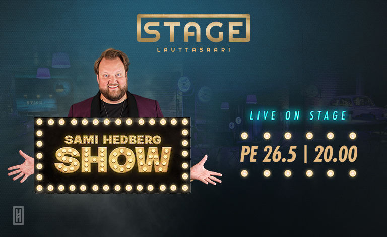 Live On Stage - Sami Hedberg Show Biljetter
