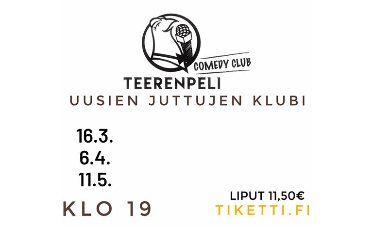 Teerenpelin uusien juttujen klubi Liput