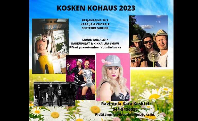 Kosken Kohaus 2023 Liput