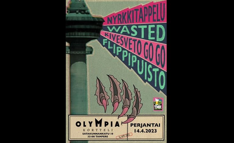 Nyrkkitappelu, Wasted, Kivesveto Go Go & Flippipuisto Tickets