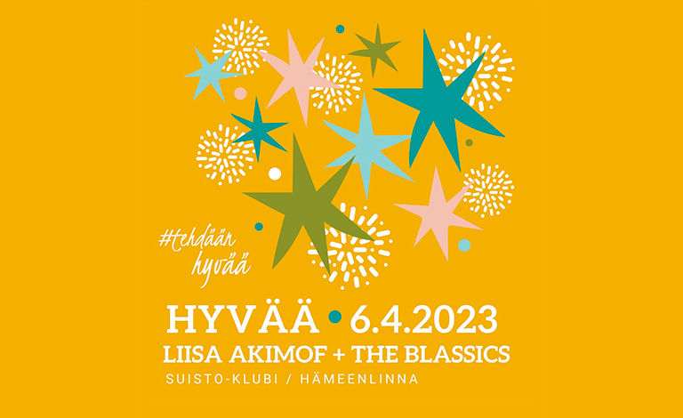 Liisa Akimof + The Blassics HYVÄÄ!-tapahtuma Tickets
