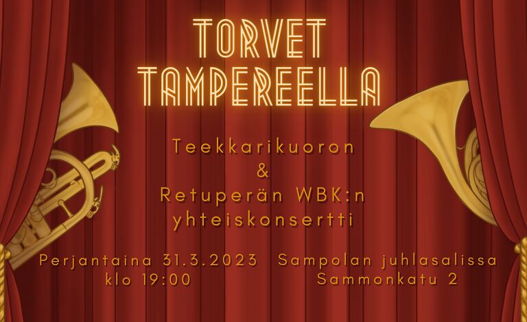 Torvet Tampereella: Teekkarikuoron ja Retuperän WBK:n yhteiskonsertti Liput