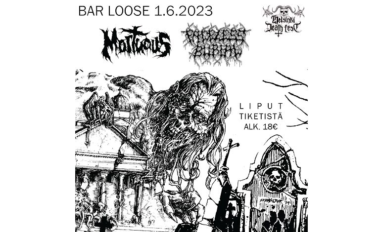 Helsinki Death Fest Rottingly Presents: Mortuous & Faceless Burial First Ever Finnish Shows! Liput