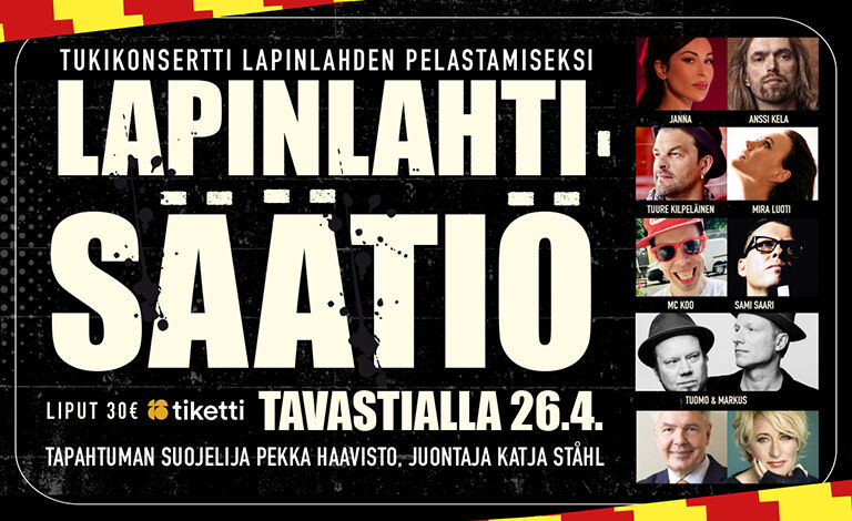 Lapinlahti-säätiön Tukikonsertti Liput