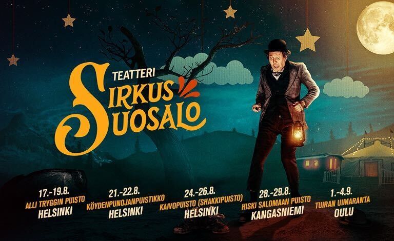 Teatteri Sirkus Suosalo: Kiertävät komeljanttarit! Tickets