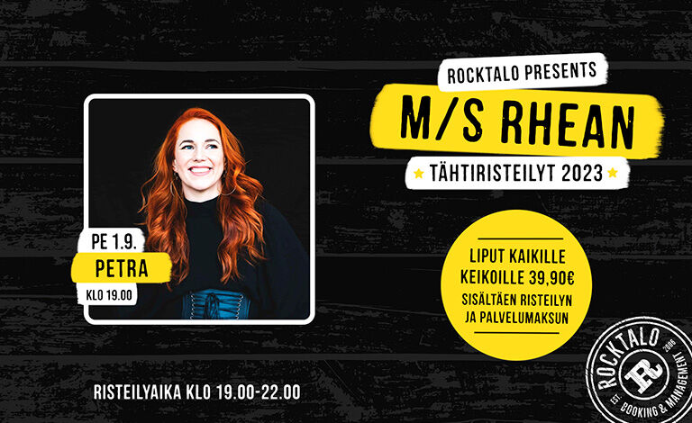 M/S Rhean Tähtiristeilyt: Petra (klo 19:00) Liput