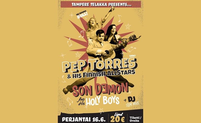 Pep Torres & His Finnish All Stars + Son Demon & His Holy Boys Liput