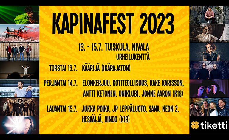 Kapinafest 2023 Liput