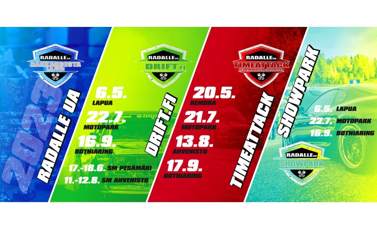 Drift.fi tapahtumat 2023 Liput
