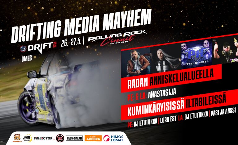 Drifting Media Mayhem Liput