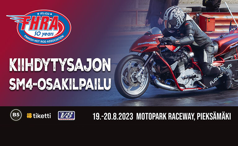 FHRA Kiihdytysajon SM-osakilpailu 4 Liput