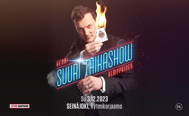 Henri Kemppainen – Suuri Taikashow Liput