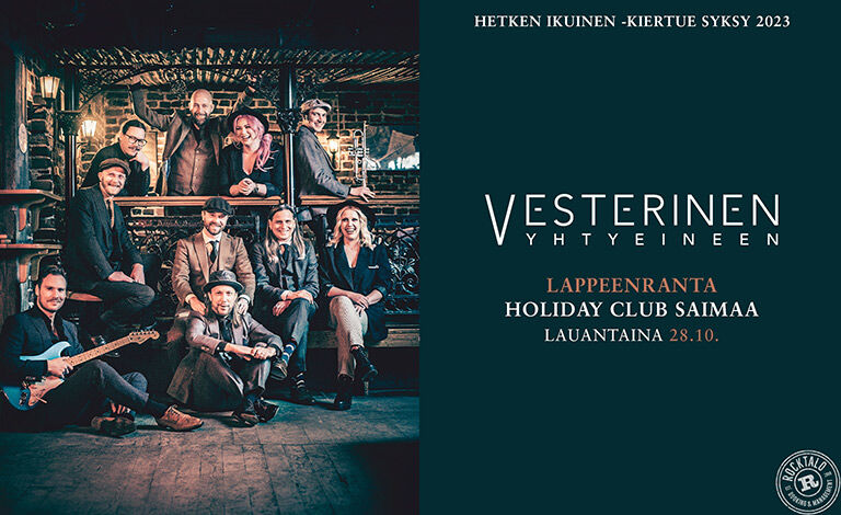 Vesterinen Yhtyeineen: Hetken ikuinen (Lappeenranta) Liput