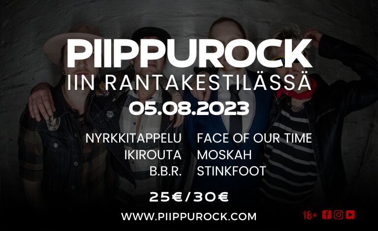 Piippurock 2023 Liput