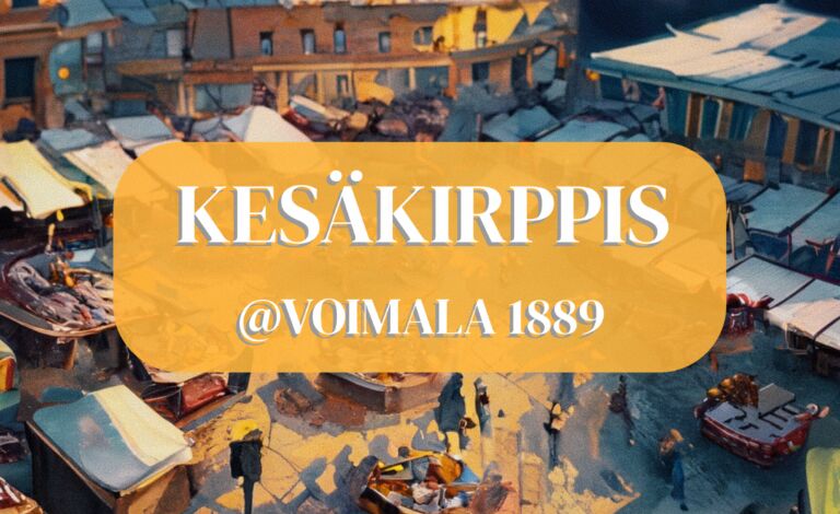 Kesäkirppispöytävaraus 10.6. klo 12-15 Liput