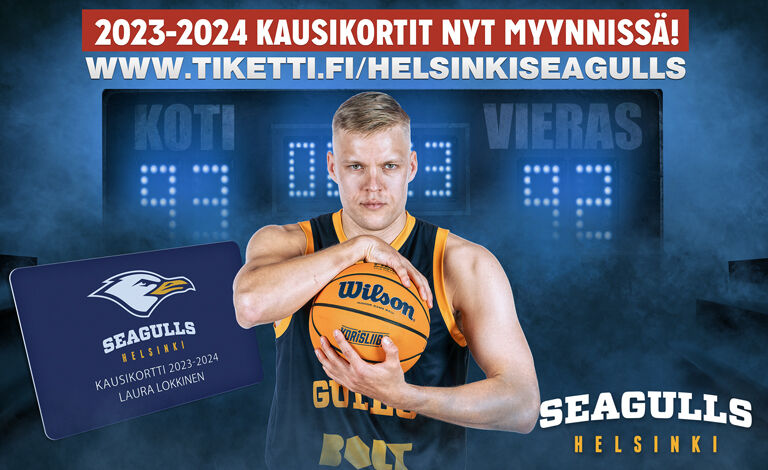Helsinki Seagulls Kausikortit 2023-2024 Biljetter