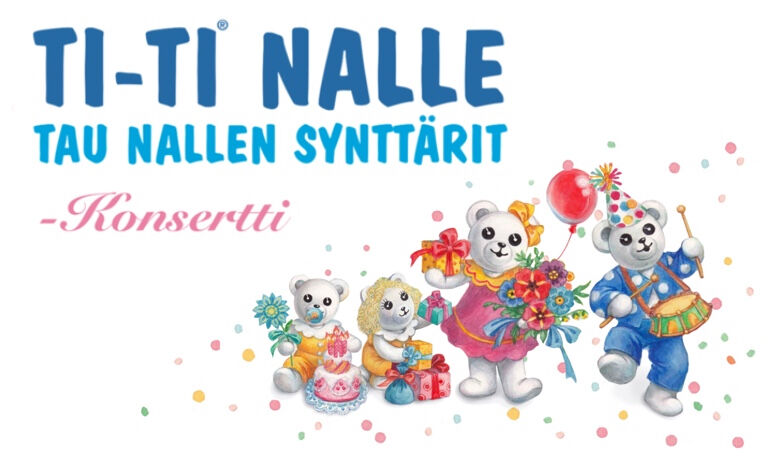 Ti-Ti Nalle -konsertti: Tau Nallen synttärit Liput