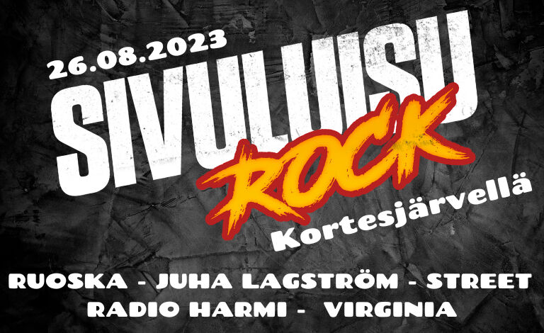 Sivuluisurock 2023 Liput