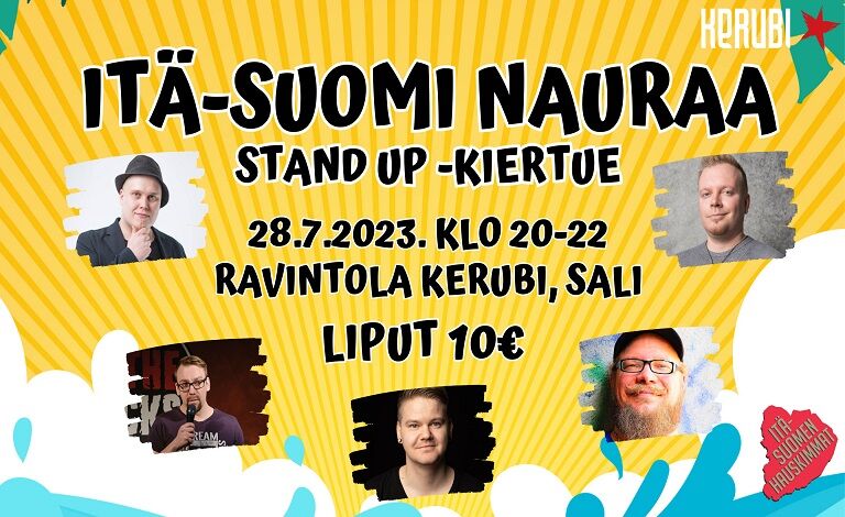 Itä-Suomi Nauraa Stand Up -kiertue Liput