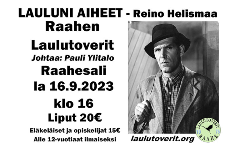 Lauluni aiheet - Reino Helismaa