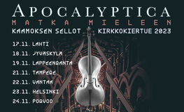 Apocalyptica kirkkokiertue 2023: Matka mieleen - Kaamoksen sellot