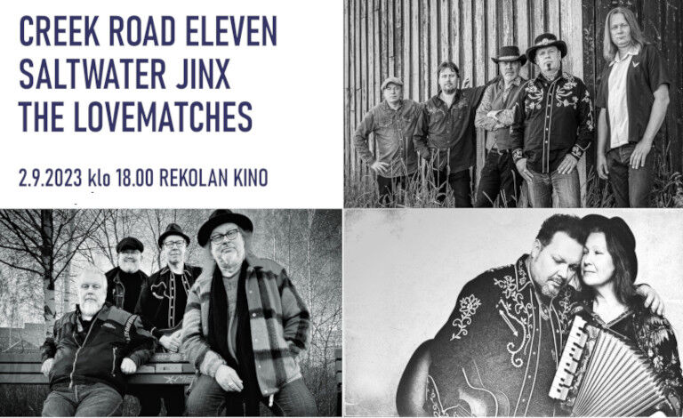 Remy ry. esittää: The Lovematches, Saltwater Jinx, Creek Road Eleven Liput