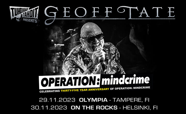 Geoff Tate – Operation: Mindcrime 35 years Tampereen Olympiassa