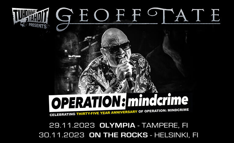 Geoff Tate – Operation: Mindcrime 35 years Liput