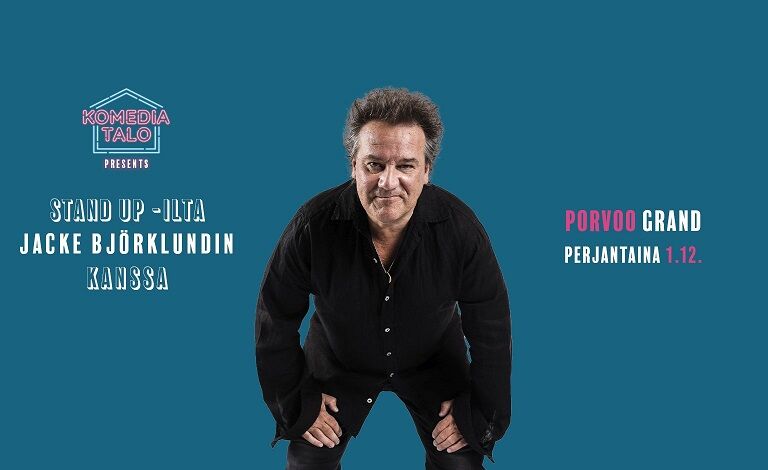 Stand up -ilta Jacke Björklundin kanssa Liput