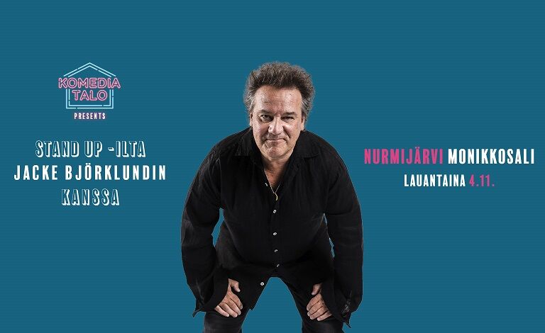 Stand up -ilta Jacke Björklundin kanssa Liput
